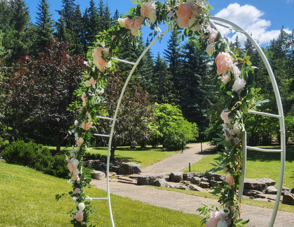 Sherry and Oliver's wedding in the Kurimoto Japanese Garden at the University of Alberta Botanic Garden near Devon, Alberta — planned by JK Weddings & Events