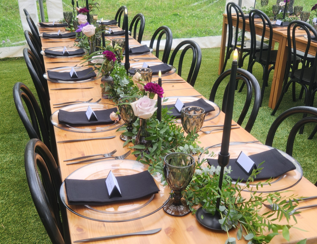 Shayla and Doug's wedding at Roots & Roses near Cochrane, Alberta — planned by JK Weddings & Events