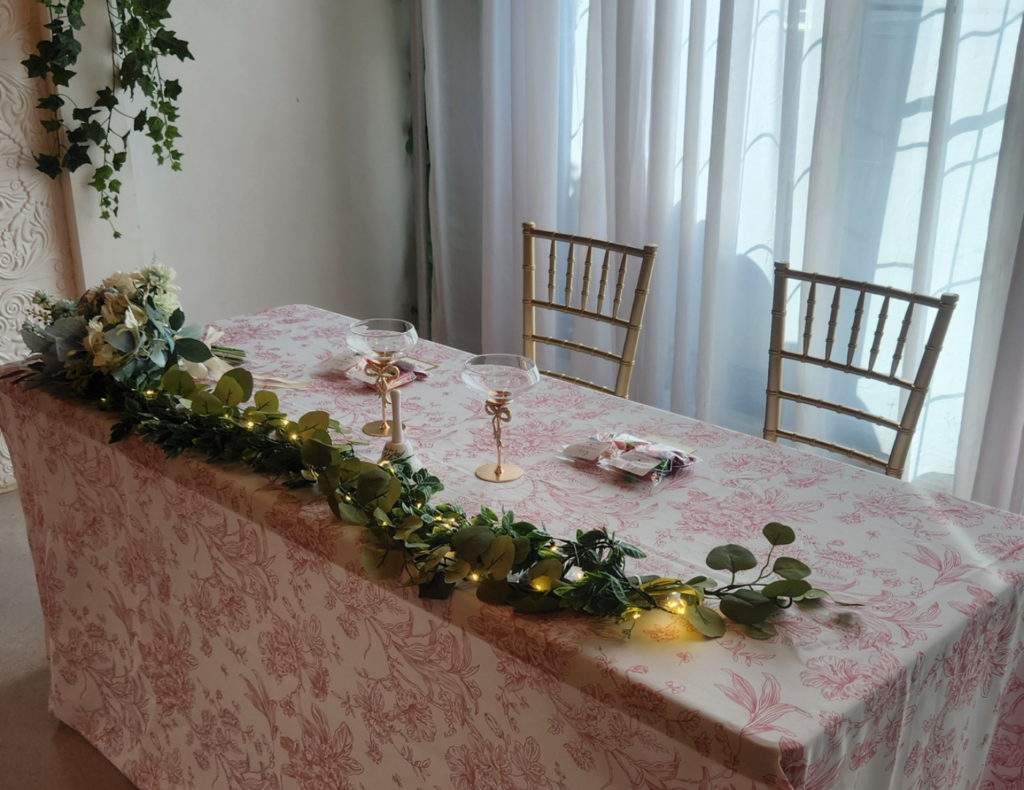 Meagan and Jordy's wedding in The Secret Garden at Brew & Bloom, Edmonton, Alberta — planned by JK Weddings & Events