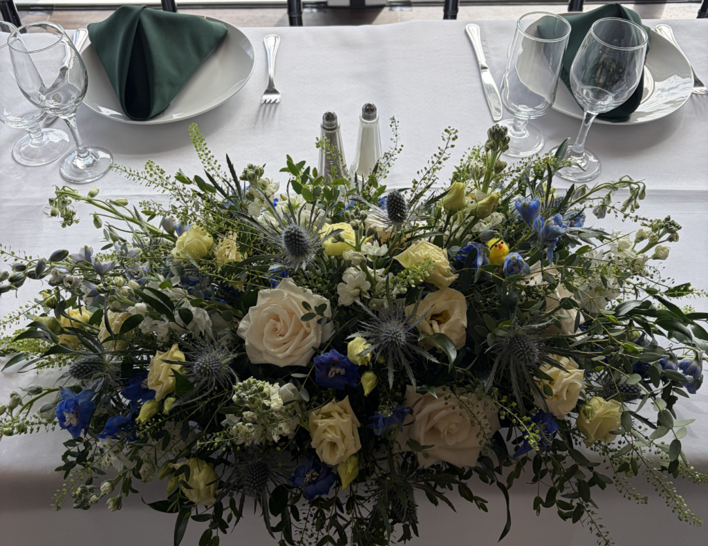 Keeley and Jared's wedding — ceremony at St. Vital Church in Beaumont and reception at the Leduc Golf and Country Club, Alberta — planned by JK Weddings & Events