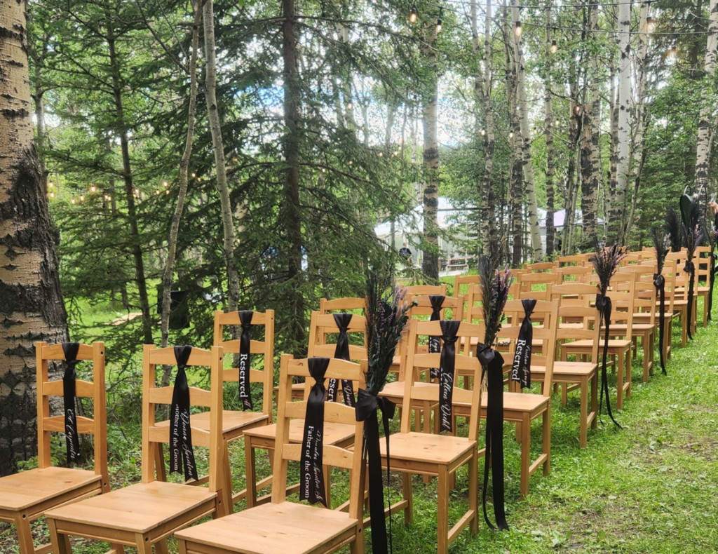 Shayla and Doug's wedding at Roots & Roses near Cochrane, Alberta — planned by JK Weddings & Events