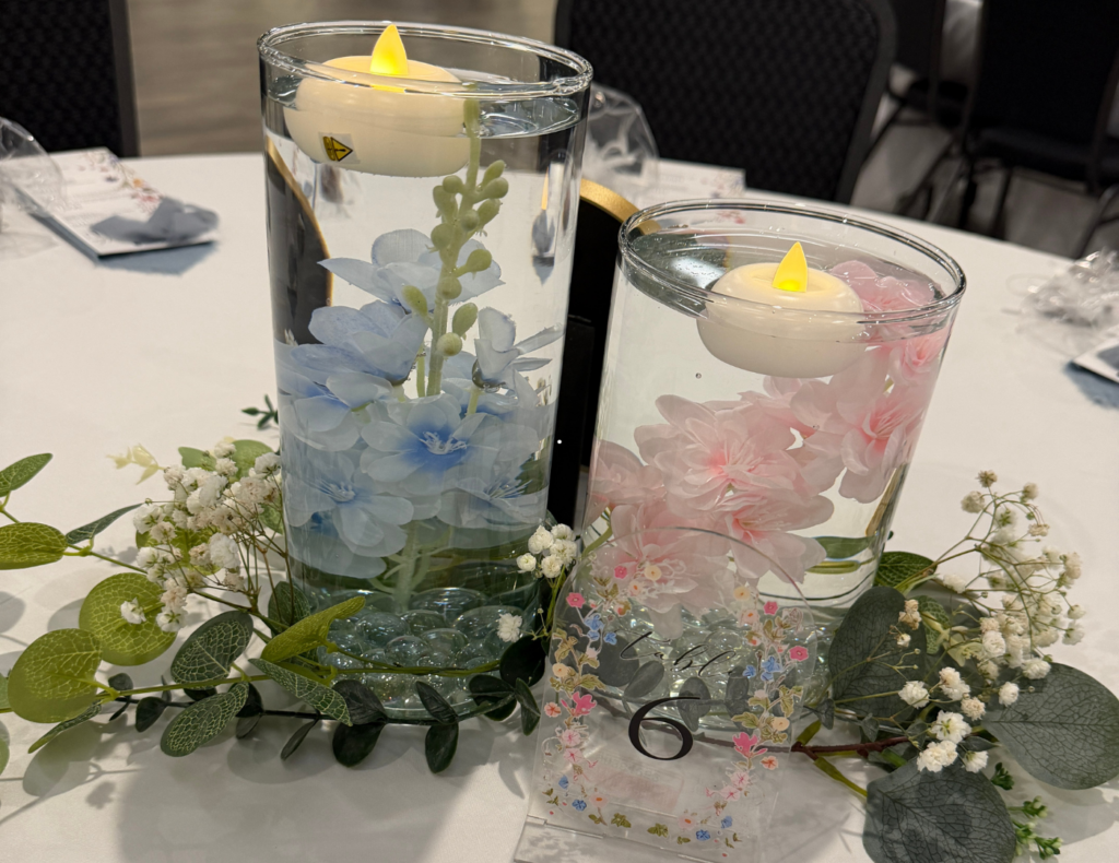 Amy and Kolby's wedding — ceremony on a family acreage, reception at the Bowden Community Hall, Alberta — planned by JK Weddings & Events