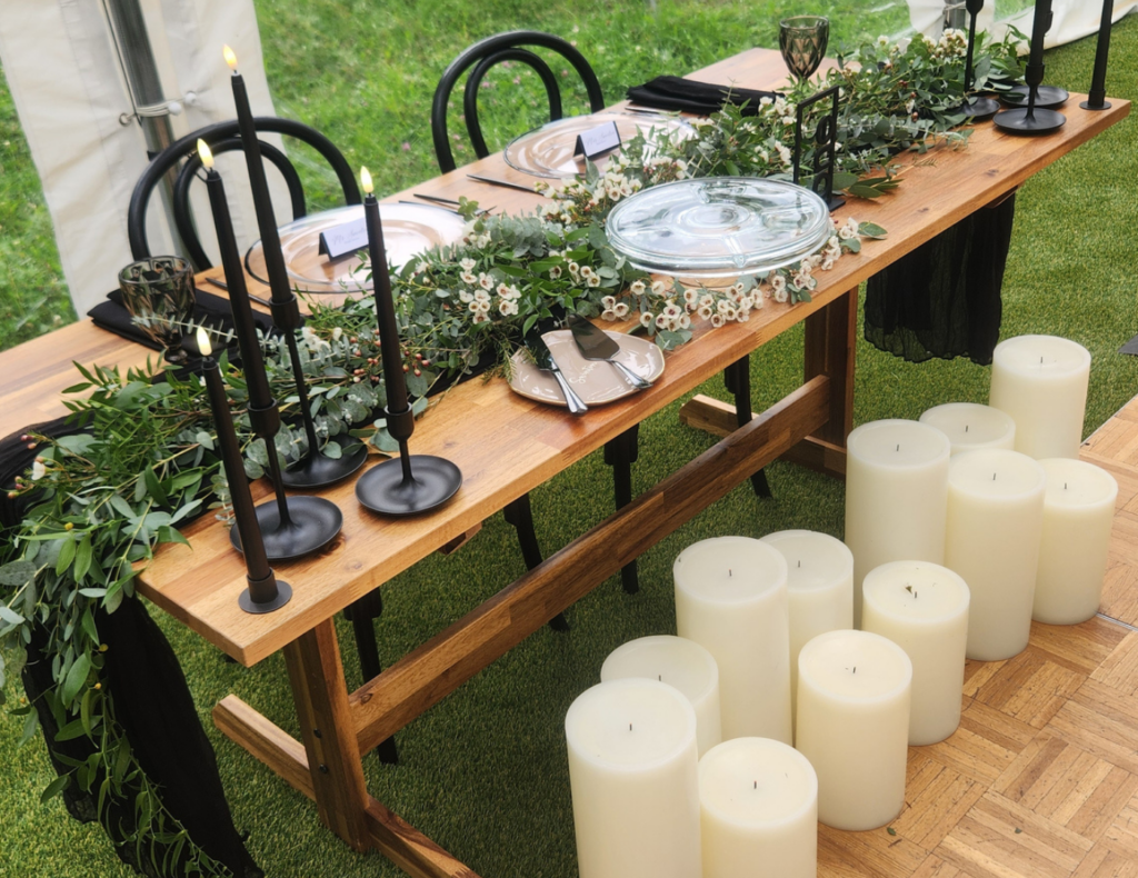 Shayla and Doug's wedding at Roots & Roses near Cochrane, Alberta — planned by JK Weddings & Events