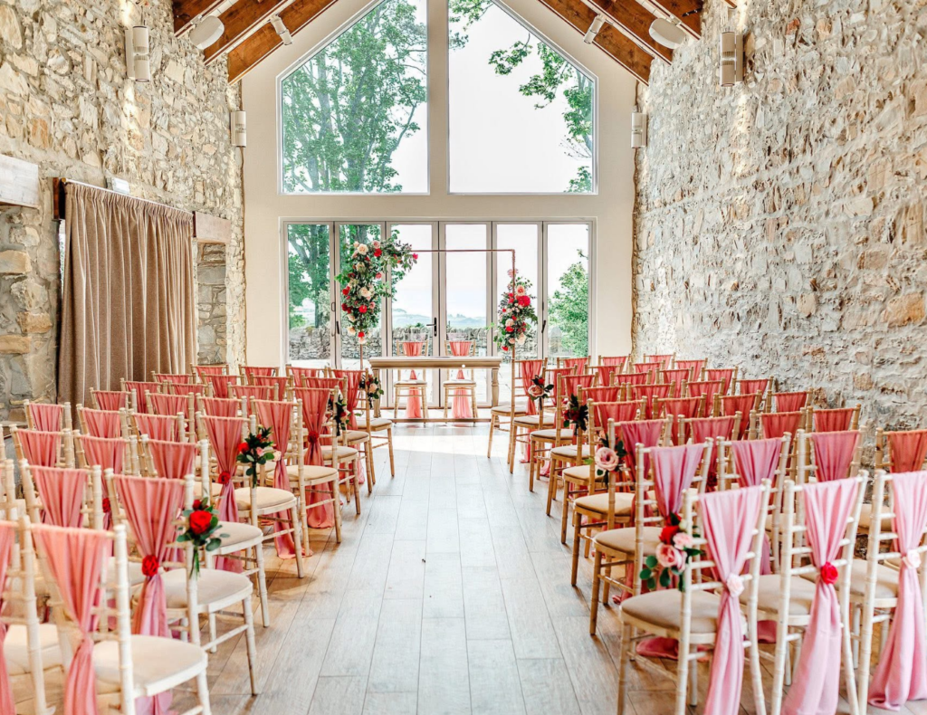 Rosy and Caelainn's destination wedding at GG's Yard in Scotland — planned by JK Weddings & Events